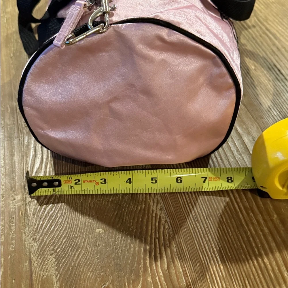 Vintage Pretty Pink satin Ballet dance bag